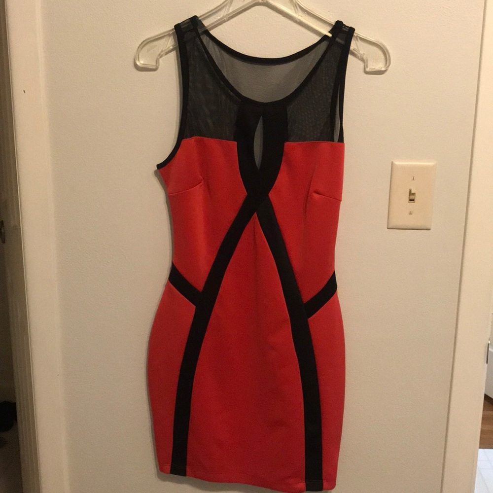 Mesh bodycon dress